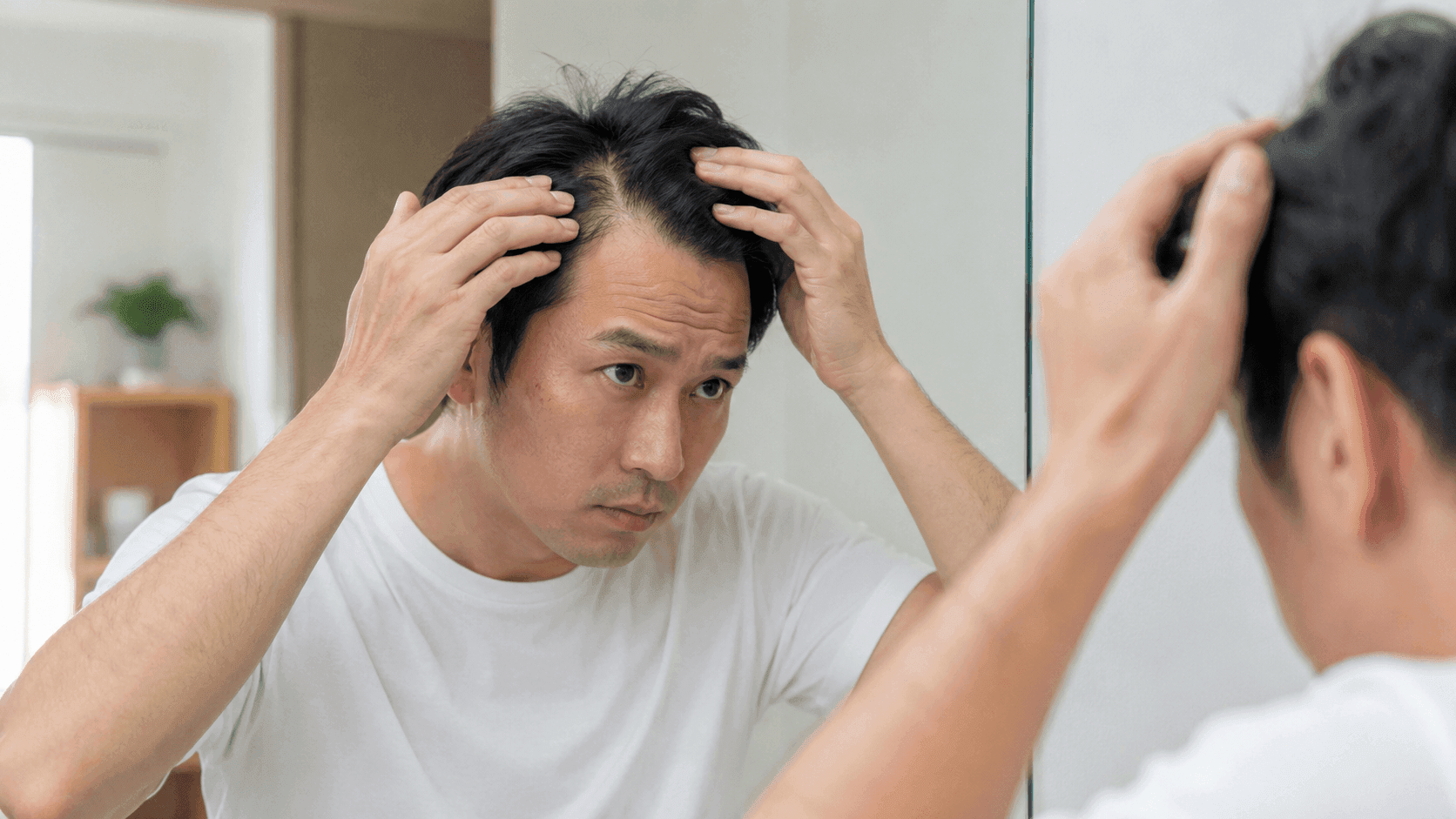 M字額成因揭秘：6個你想不到的「頭髮殺手」，90%人每天都在做！你中了幾個？